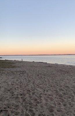 Potomac river and beach area