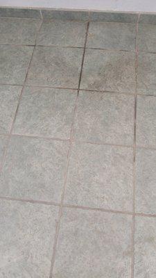 Before - Tile and grout cleaning