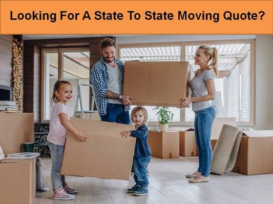 Get State To State Moving Quote!