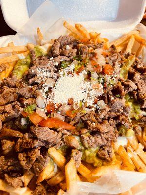 Carne asada fríes