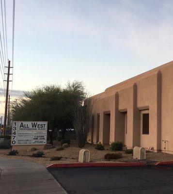 View of Building from 83rd Ave