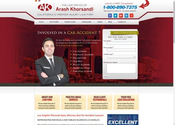 Aras Lawyer website