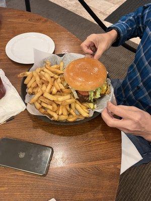 Now that's a Texas burger!