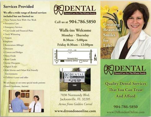 Dental Marketing Brochure sample