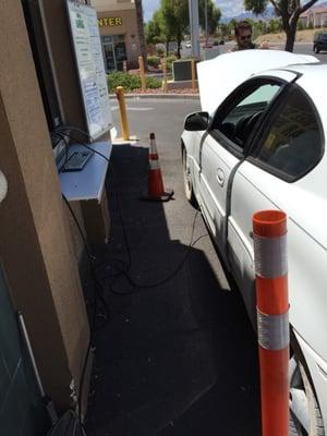 Smog check under way.