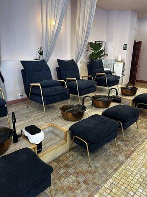 Pedicure armchairs