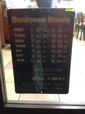 Business Hours