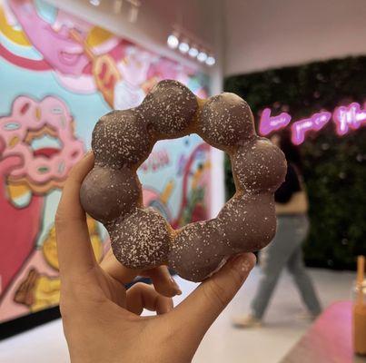 ube mochi donut