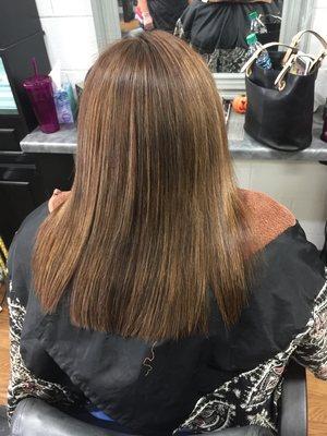 Color and a Brazilian Blowout.. Gorgeous