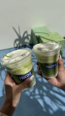 iced matcha sweet cloud latte