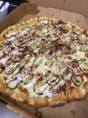 Pickle pizza