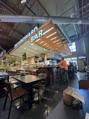 The Windward Bar from the dining area.