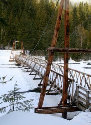 The bridge over the Lochsa from Warm Springs parking