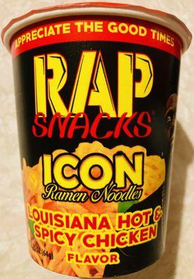 Rap Snacks® ICON Boosie Premium Ramen Noodles Louisiana Hot & Spicy Flavor