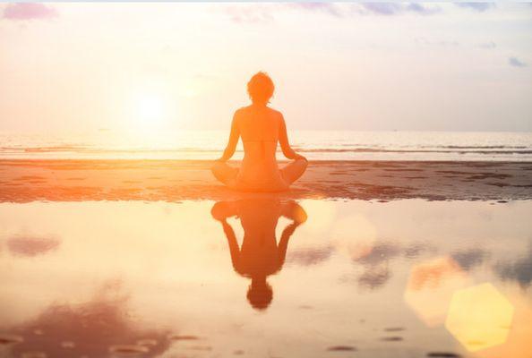 Meditaion on the beach