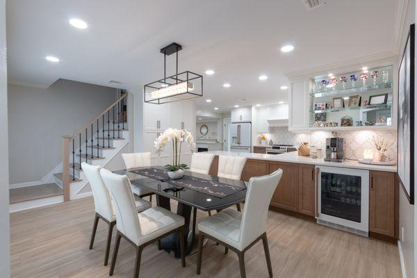 Stunning kitchen makeover for our designer, Lori Rutigliano Castro-Recio! Modern elegance meets timeless charm!