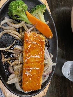 Teriyaki Salmon /rice