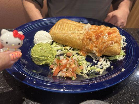 Chimichanga plate