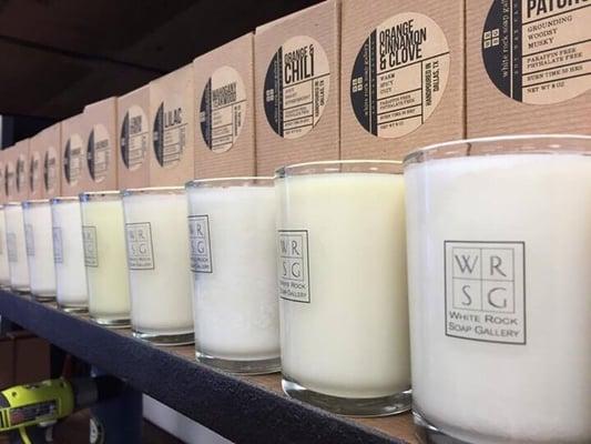 Soy wax paraffin free candles