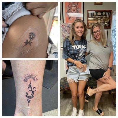 Mom and daughter tattoos