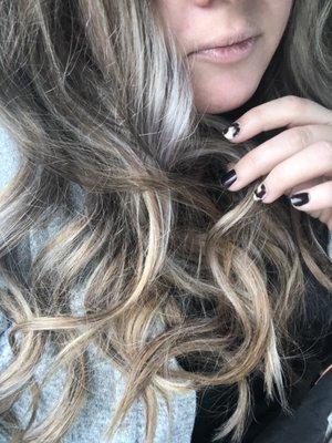 Balayage and toner by Ursula