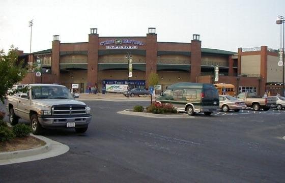 Exterior of State Mutual Stadium