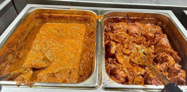 Butter Chicken and Chicken Tikka