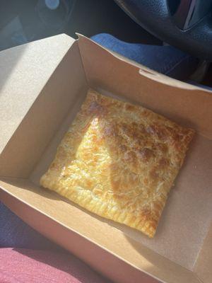 Ham, egg, and cheese puff pastry