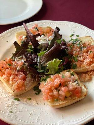 Bruschetta Appetizer