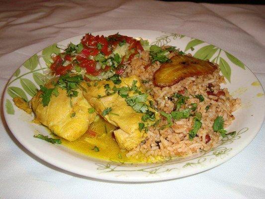 Plate of the Day Curry Chicken