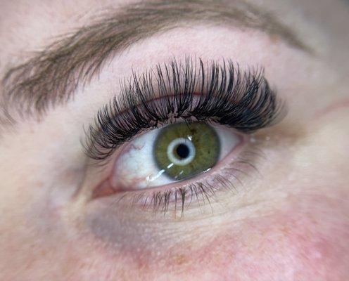 Volume lashes - call 760-399-6920 to book!