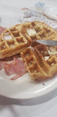 Waffle n ham