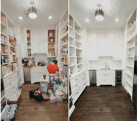 Pantry Before & After