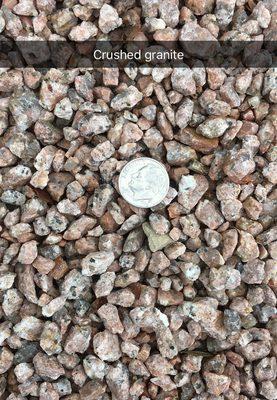 Crushed Granite used for Chip and Seal driveways.