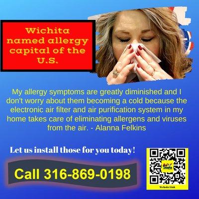 Don't suffer from Allergy symptom in your own home!