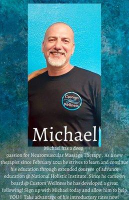 Meet Our team member Michael!