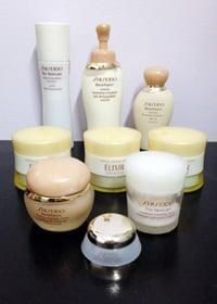 Shiseido product for facial package.