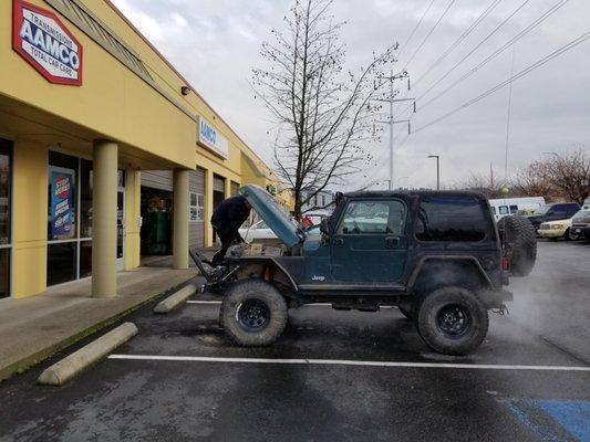 Jeep wrangler cross country