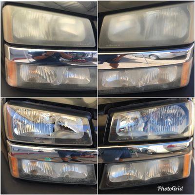 Headlight restoration.