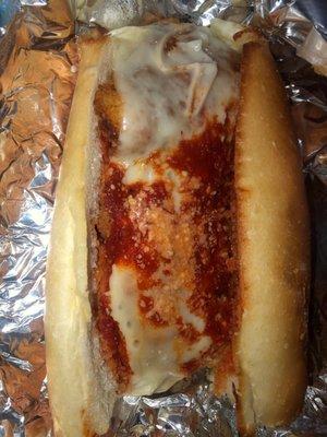 6" Chicken Parmigiana Hot Sub