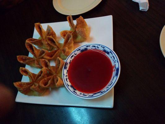 Cheese rangoon