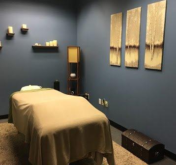 Our amazing massage area,