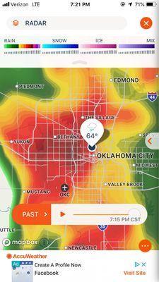 30 Nov 2018:  OKC Tornado Watch