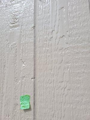 paint cracking between panels