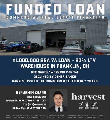 Benjamin Zhang - SBA/Commercial Lending