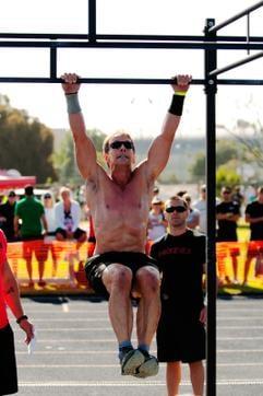 Coach Randy at the CrossFit Games.