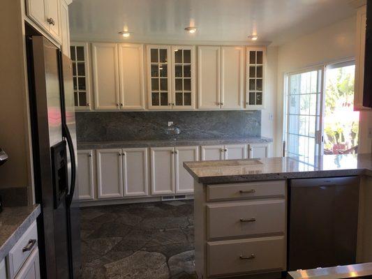 New kitchen cabinets and countertops