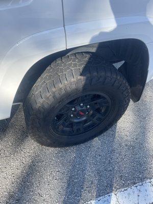 The tire is back to how it was before the nail all for $10.