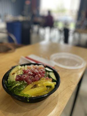 Ahi Tuna bowl from Fresh out the Box!