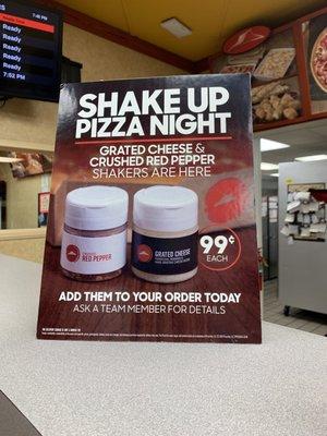 Pizza Hut no longer gives out free cheese and peppers